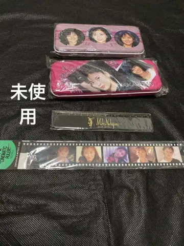 [미사용] 나카야마 미호 캔 펜 케이스, 눈금자, RULER 세트