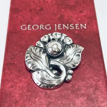 GEORG JENSEN 71 플라워 브로치 꽃 J256026
