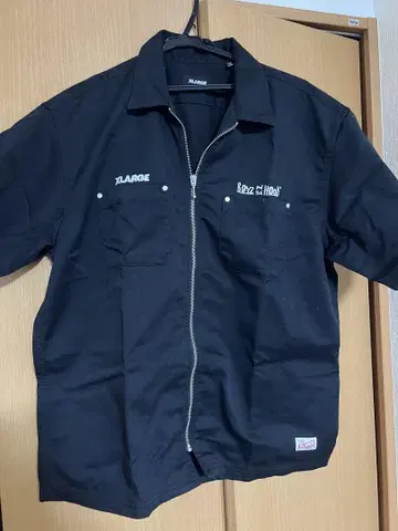 XLARGE 블랙 워크 셔츠 팬츠 세트