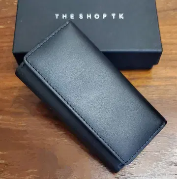 THE SHOP TK 새상품 남성용 가죽 키케이스(블랙)
