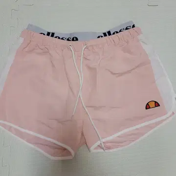 x018 'ellesse' 핑크 숏 팬츠