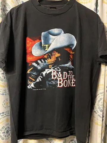 BAD TO THE BONE 3D Emblem 택 L 사이즈