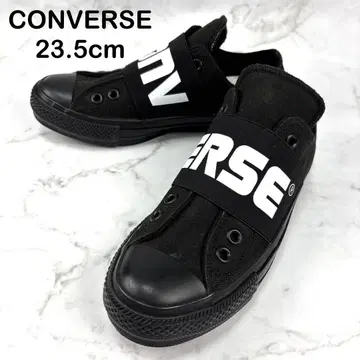 [한정판] CONVERSE 스트랩 스니커즈 23.5 블랙
