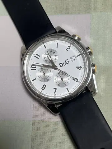 D&G 아날로그 손목시계 크로노그래프
