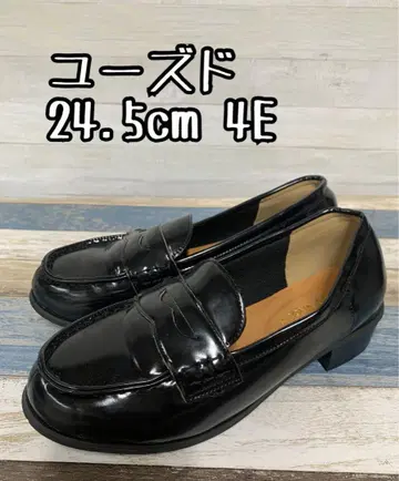 유즈드 상품 24.5cm 폭 넓은 4E 로퍼 타입 힐 x154