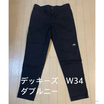 디키즈 더블니 W34 블랙