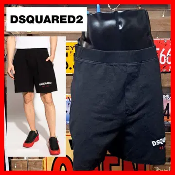 Dsquared2 Super Over Fit 로고 맨투맨 숏 팬츠