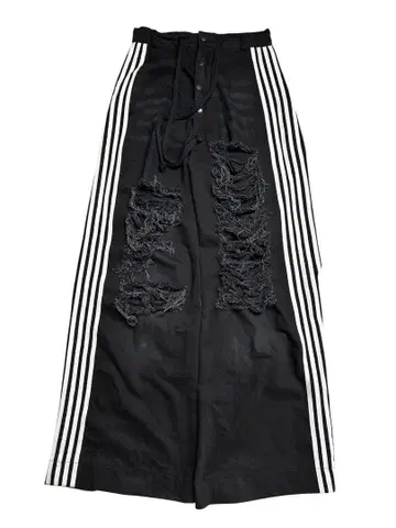 "yori sport" 5 스트라이프 루즈핏 데님 백