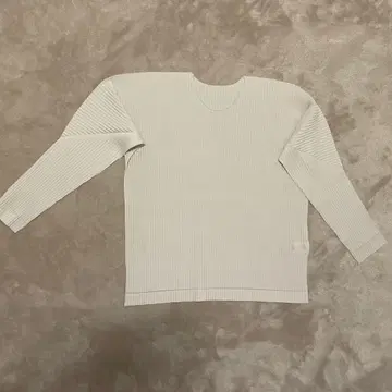 HOMMEPLISSE 긴팔 티셔츠 플리츠