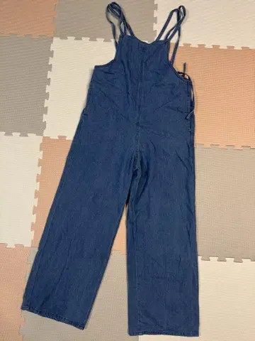 끈 데님 살로펫