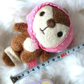 헤이세이 레트로 예쁜 주머니 생활 낚시릴 마스코트 봉제 인형 키링