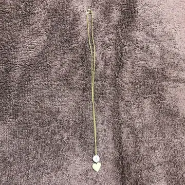 골드 하트 참 목걸이