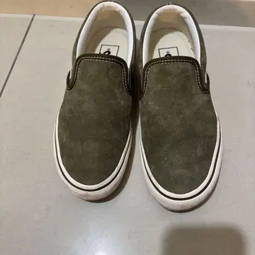 VANS 슬립온 카키 23cm