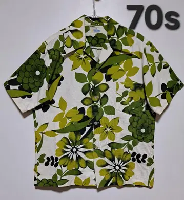 70년대 알로하 셔츠 빈티지 ANDRADE MADE IN HAWAII
