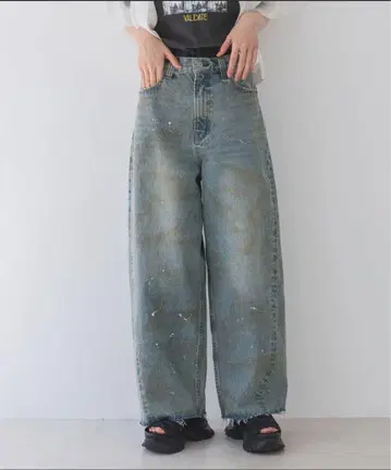 그런지 커브 데님 JEANASIS