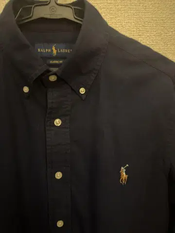 Ralph Lauren 네이비 버튼 다운 셔츠 S