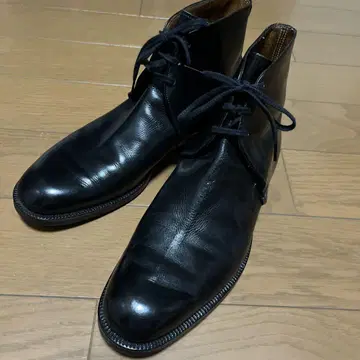 블랙 가죽 처카 부츠
