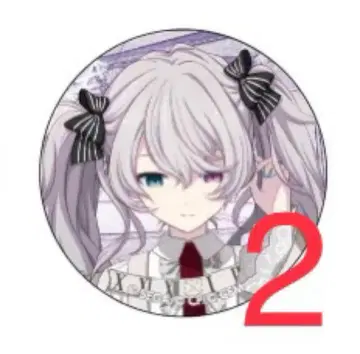 프로세카 글리터 캔뱃지 vol.6 C 니고 미쿠 2개