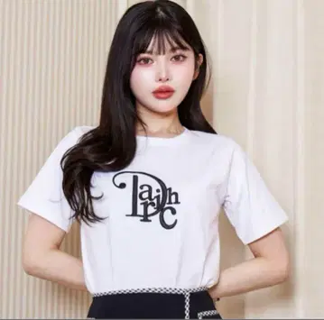다리치 모노그램 티셔츠 화이트