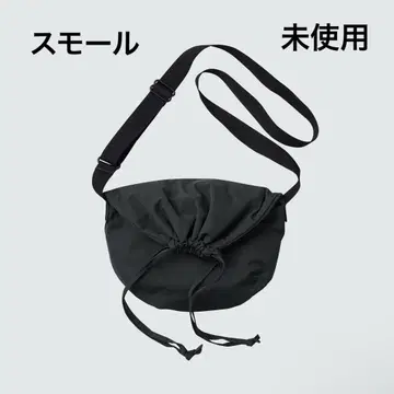 드로우 스트링 백 스몰 블랙