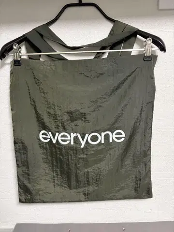 #에브리원 everyone 토트백 나일론 카키 새상품급