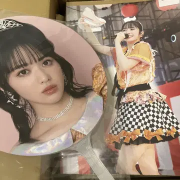 FRUITS ZIPPER 진사이 스즈카 부채 포스터 세트