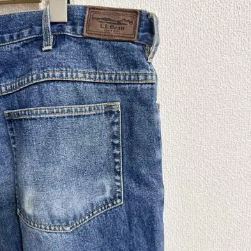 L.L.Bean 스트레이트 데님 파랑 청바지 오버 사이즈 아웃도어