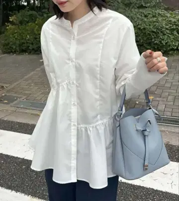 Vis 비대칭 플레어 셔츠 Vis 저편의 가사 타베 미카코 씨