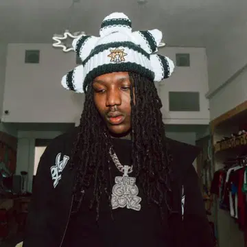 [7/28까지 판매] glo gang sun rise beanie