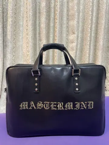 MASTERMIND 가죽 백 브리프 케이스