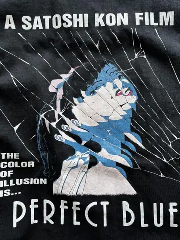 PERFECT BLUE 퍼펙트 블루 티셔츠 애니메이션 영화 티셔츠