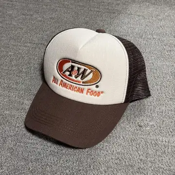 A&W 메쉬 캡 브라운