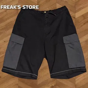 FREAK'S STORE 블랙 카고 팬츠 하프 팬츠 M 사이즈