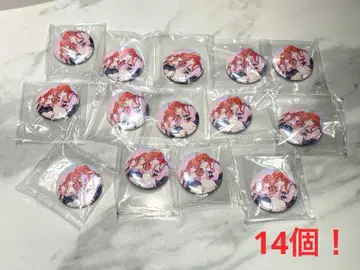 5등분의 신부 나카노 이츠키 지뢰 의류 5 캔뱃지 14개 별 레이저 사양