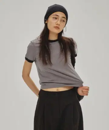 TODAYFUL Compact Ringer Tee 그레이