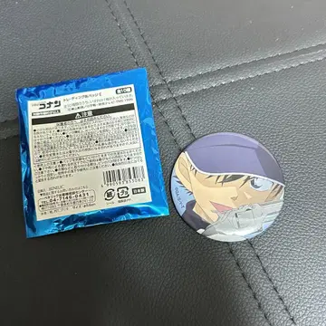 쿠로바 카이토 캔뱃지 명탐정 코난 코난 플라자 트레이딩 캔뱃지 E