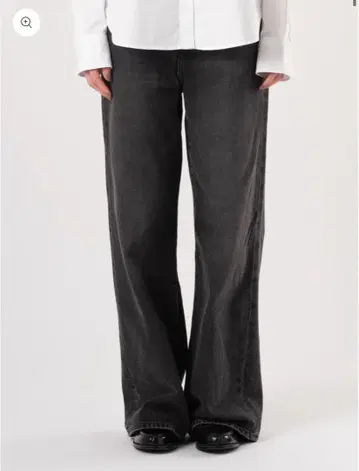 Levis RIBCAGEWIDELEG 청바지 블랙 W23L30 보정 있음