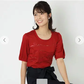 새상품 TO BE CHIC 라리니에르 보더 모티브 티셔츠
