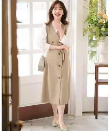 anysis 애니시스 2WAY 베스트 랩 원피스 빅 사이즈 L
