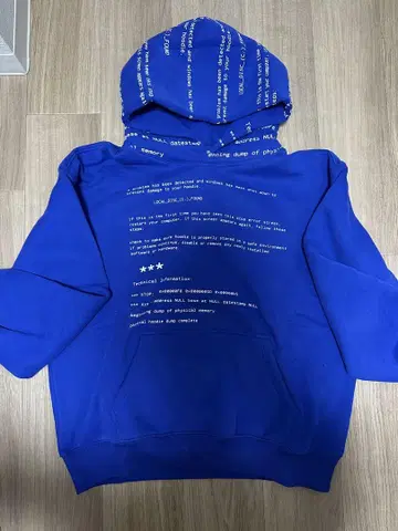 Lilonesock error hoodie M 사이즈 카츠키 착용