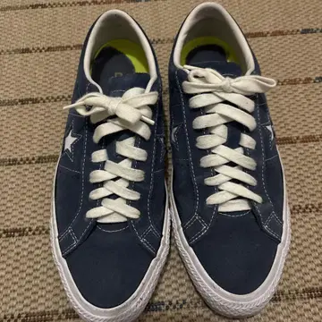 CONVERSE 네이비 스웨이드 스니커즈 원스타