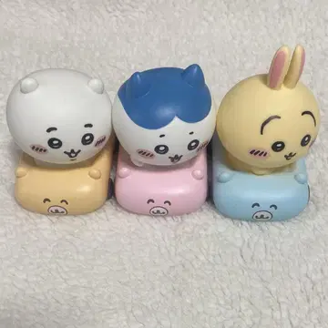치이카와 프렌즈 3 쿠루마 부이 3종류 하치와레 토끼 피규어