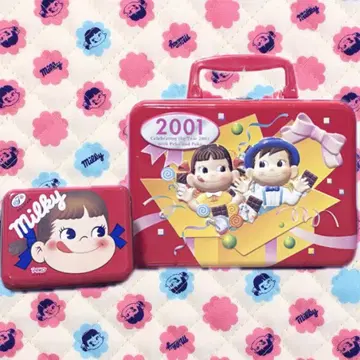 페코짱 밀키 2001년 기념 박스와 쇼와 페코 캔