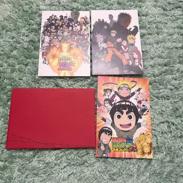 NARUTO 집합 엽서 한정판 카드 영화 돌풍전 10주년