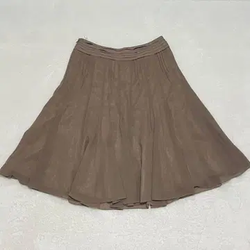 프랑코페라로 오간자 플레어 스커트 무릎 기장 개더 3