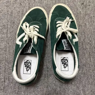 Vans 그린 스웨이드 스니커즈