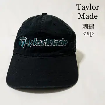 TaylorMade 테일러메이드 자수 캡 골프 블랙