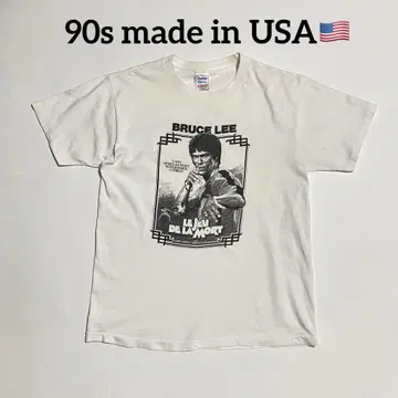 90s Bruce Lee 브루스 리 사망 유희 티셔츠 USA 빈티지