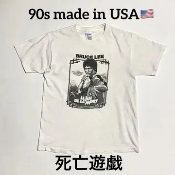 90s Bruce Lee 브루스 리 사망 유희 티셔츠 USA 빈티지