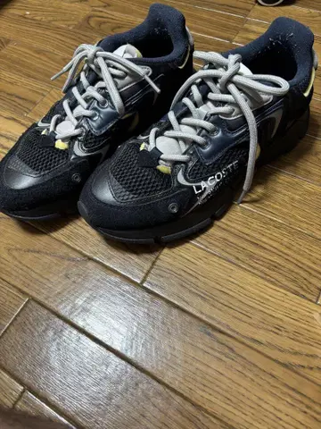 LACOSTE 라코스테 가죽 메쉬 경량 스니커즈